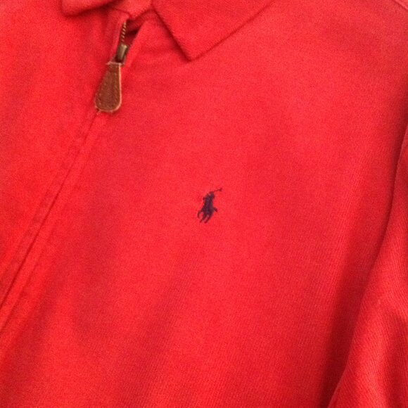 Polo by Ralph Lauren Men's Red Cotton Light Weight Jacket - Large - Never Worn - Picture 2 of 6